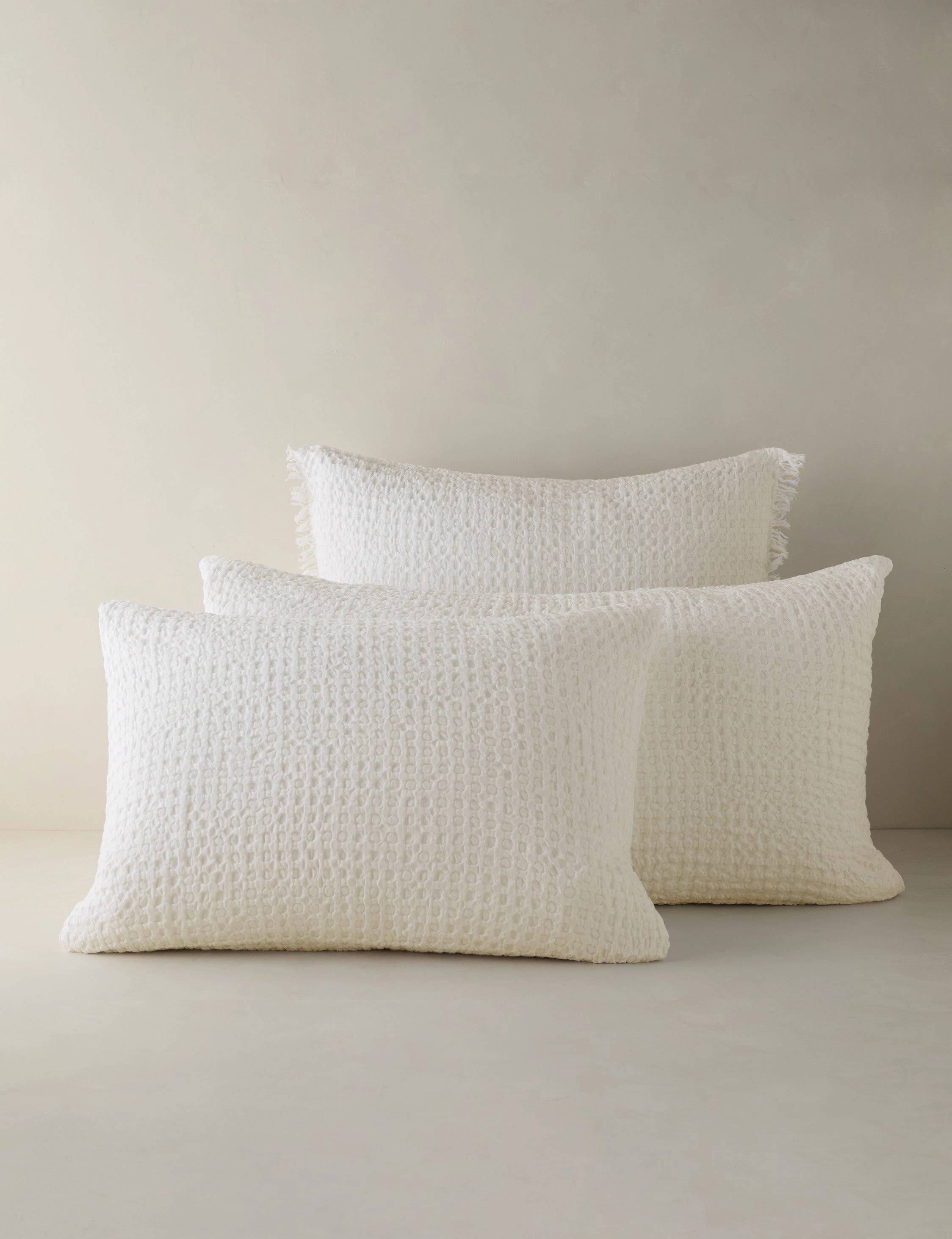 Lenora Textured Cotton Linen Sham