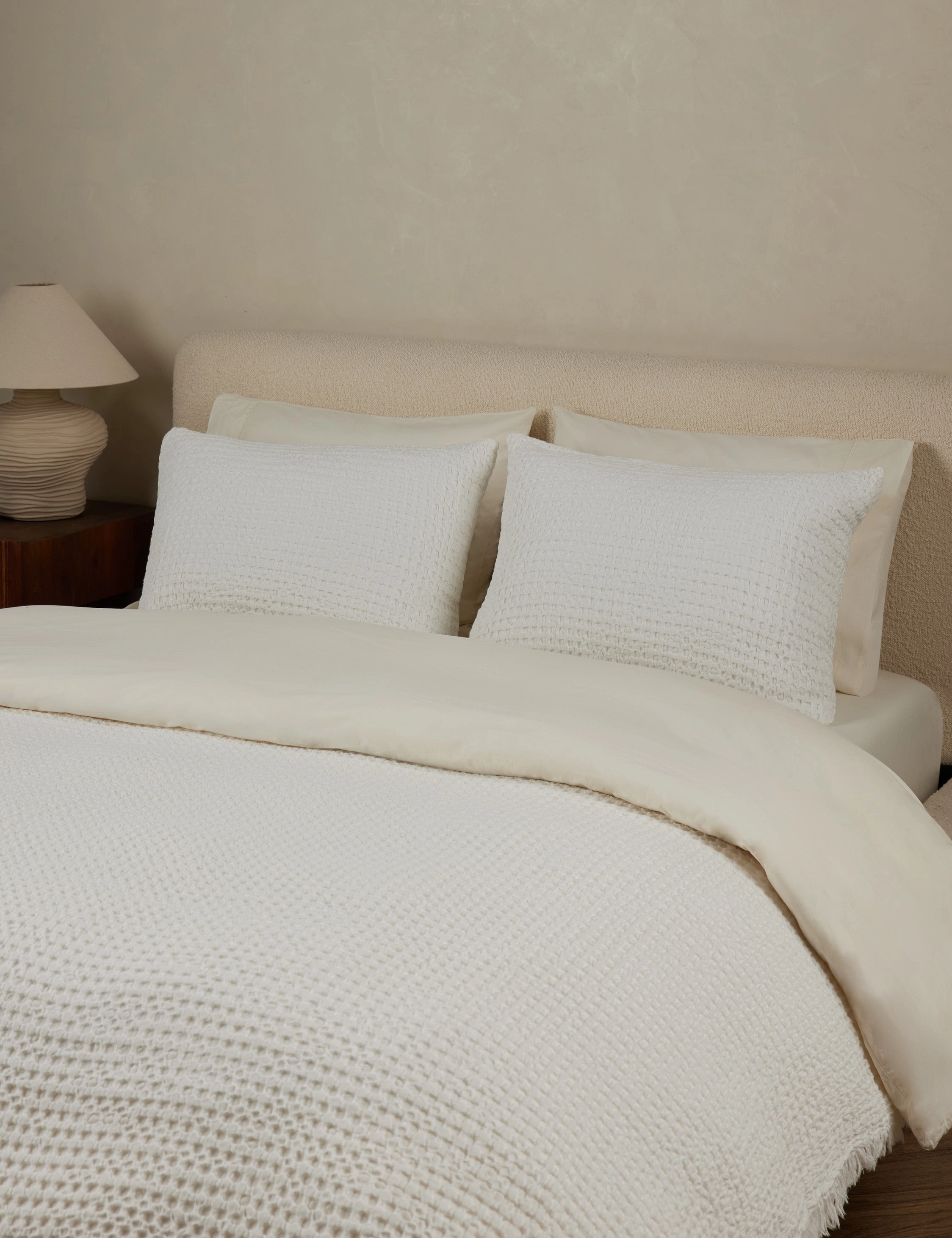 Lenora Textured Cotton Linen Sham