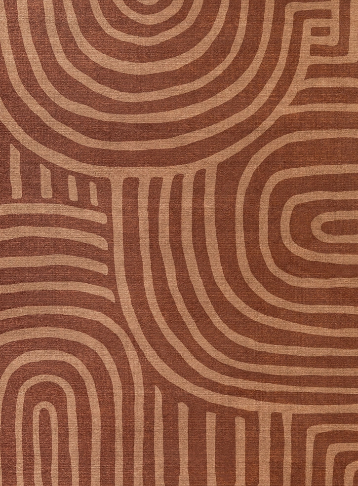 Leta Brown Abstract Rollie Pollie Playmat