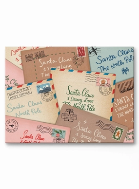 Letters to Santa, Canvasindoor decorative canvas print