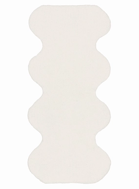 Lianna Cream Scallop Washable Bath Matmodern color block patchwork rug
