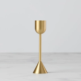Light Gold Tall Taper Candle Holdervalentine's day decorations ,valentine's centerpiece 