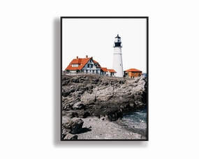 Light House Portraitmodern abstract painting decor