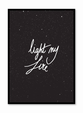 Light My Fire, Posterpop culture themed posters