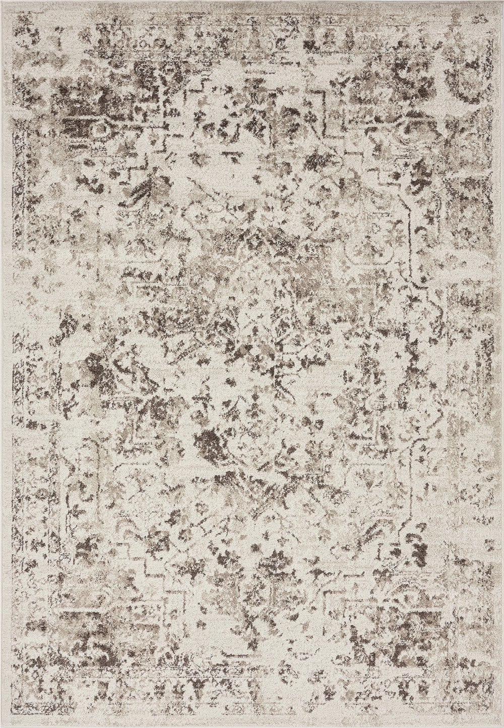 Liliana Cream And Brown Traditional Distressed Floral Rugmodern color block patchwork rug
