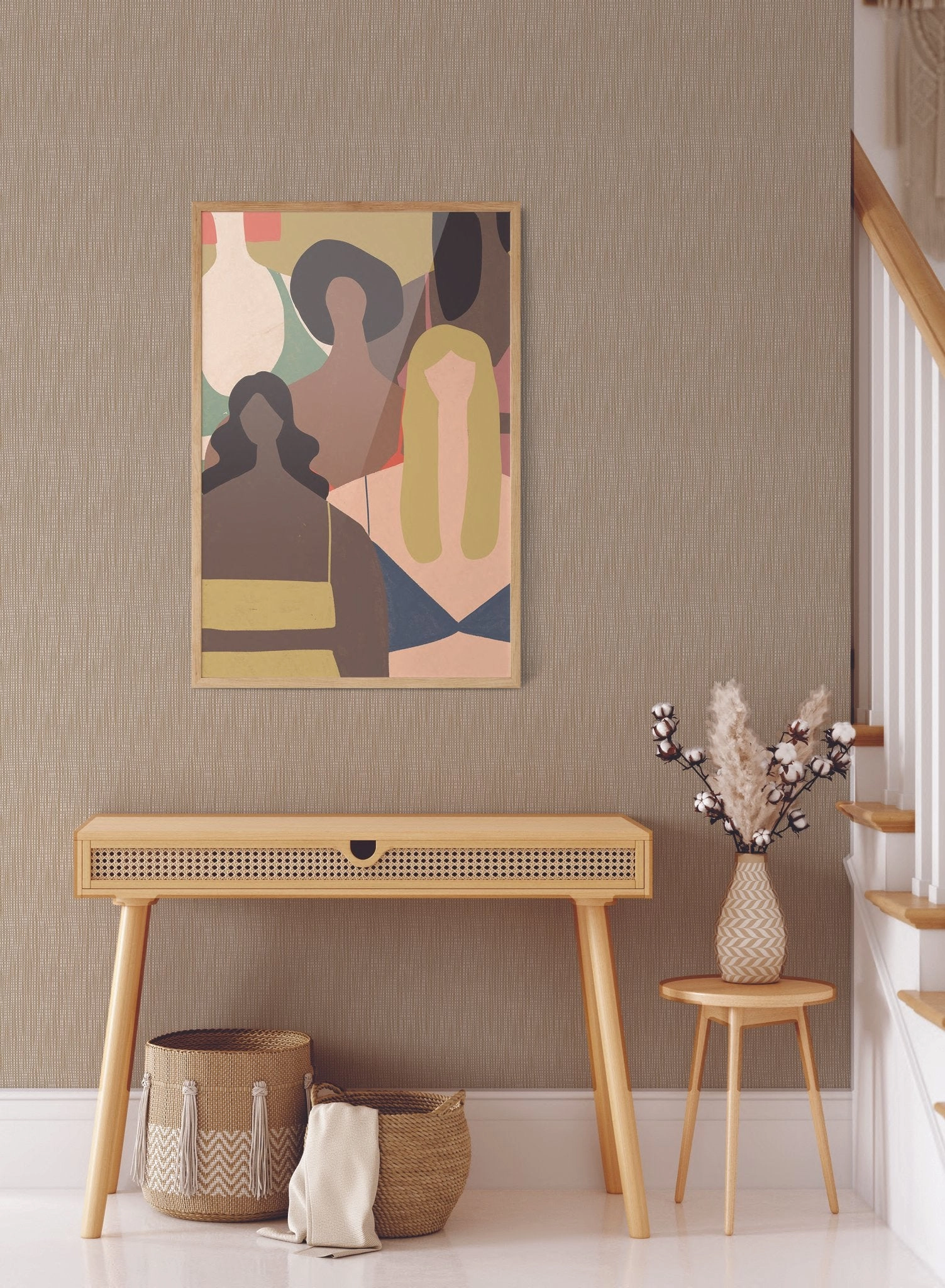 Linen, Wallpaper