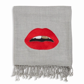 Lips Embellished Throwbedding sets ,throw blankets 