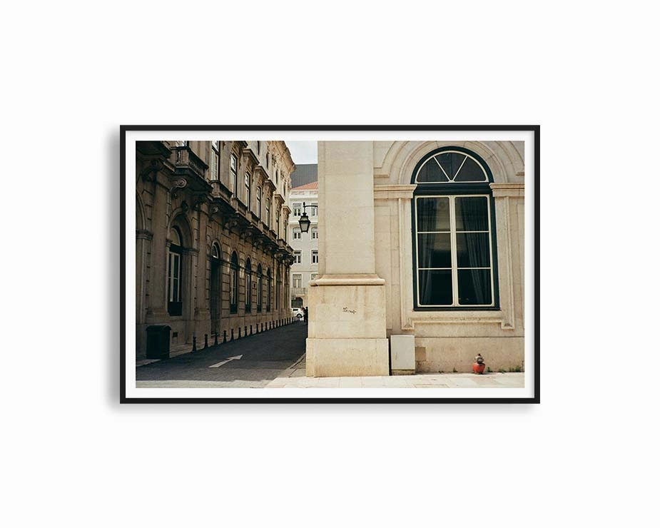 Lisbon Streetmodern abstract painting decor