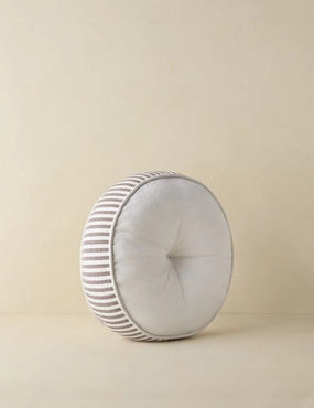 Littu Indoor / Outdoor Striped Disc Pillow by Sarah Sherman Samueloutdoor wrought iron plant stand