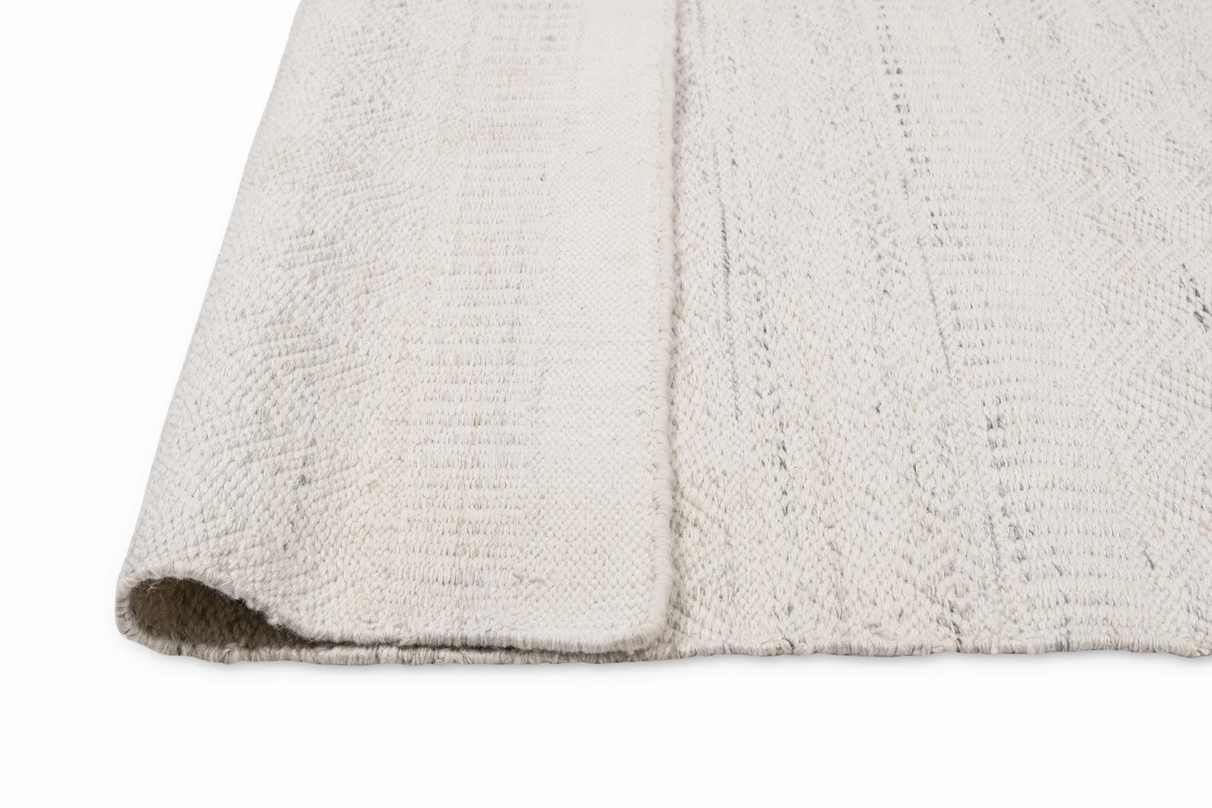 Loretta Cream and Grey Indoor Outdoor PET Runner Rug
