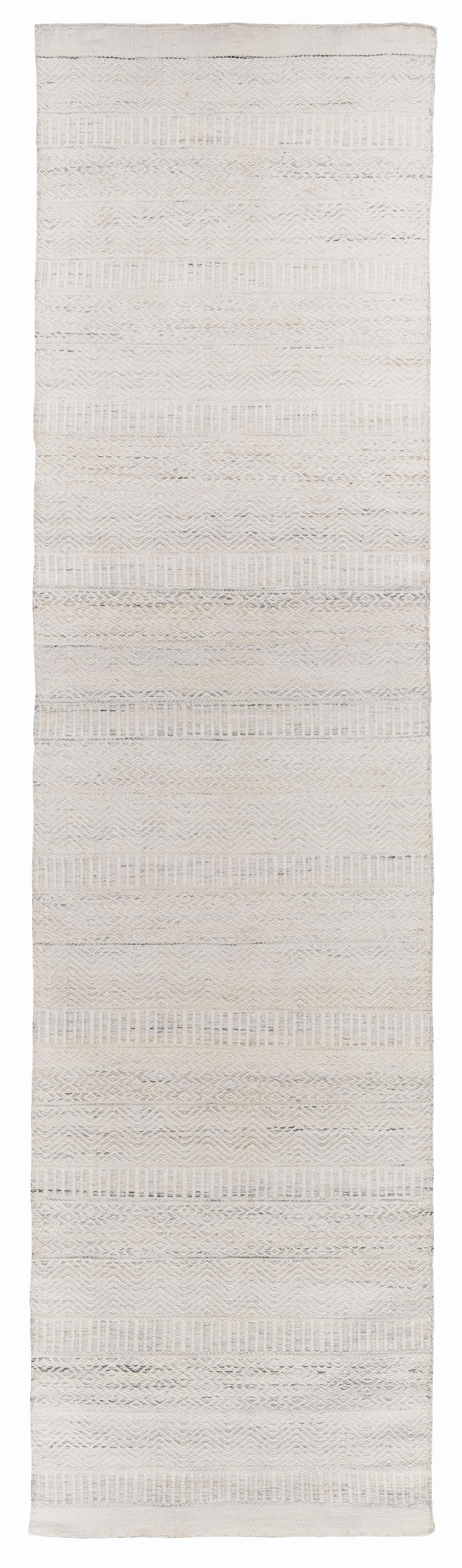 Loretta Cream and Grey Indoor Outdoor PET Runner Rugmodern color block patchwork rug
