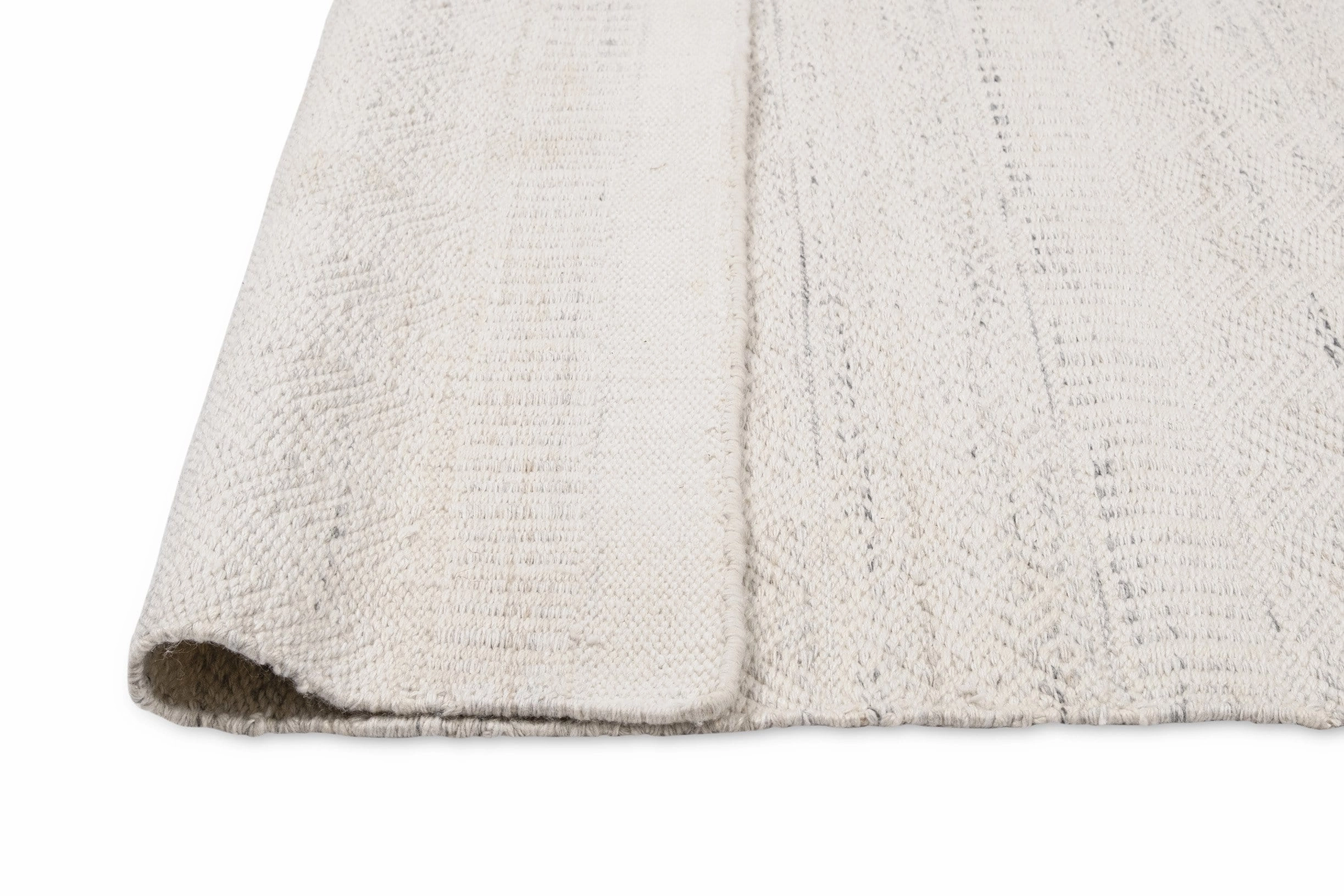 Loretta Cream and Grey Indoor Outdoor PET Runner Rug