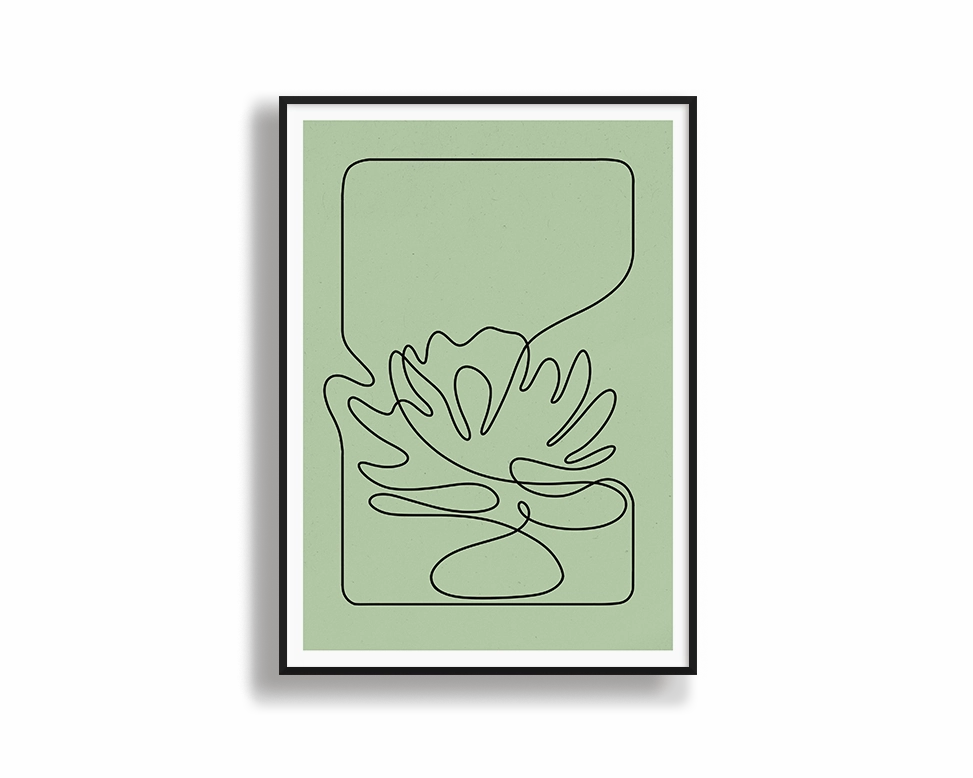 Lotusmodern abstract painting decor