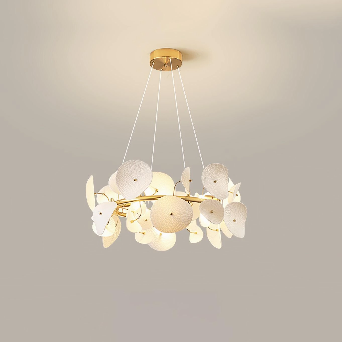 Lotus Petal Chandelier