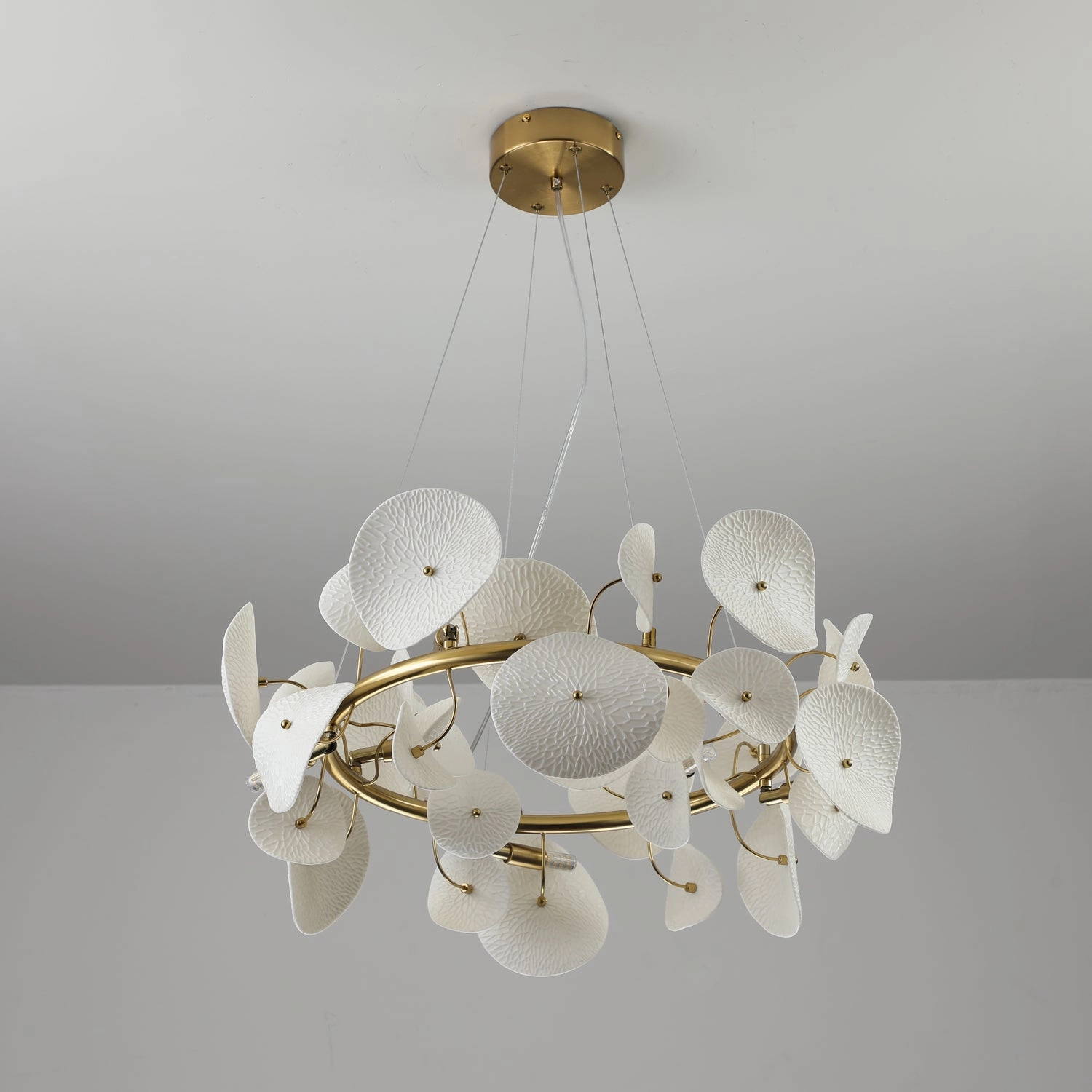 Lotus Petal Chandelier