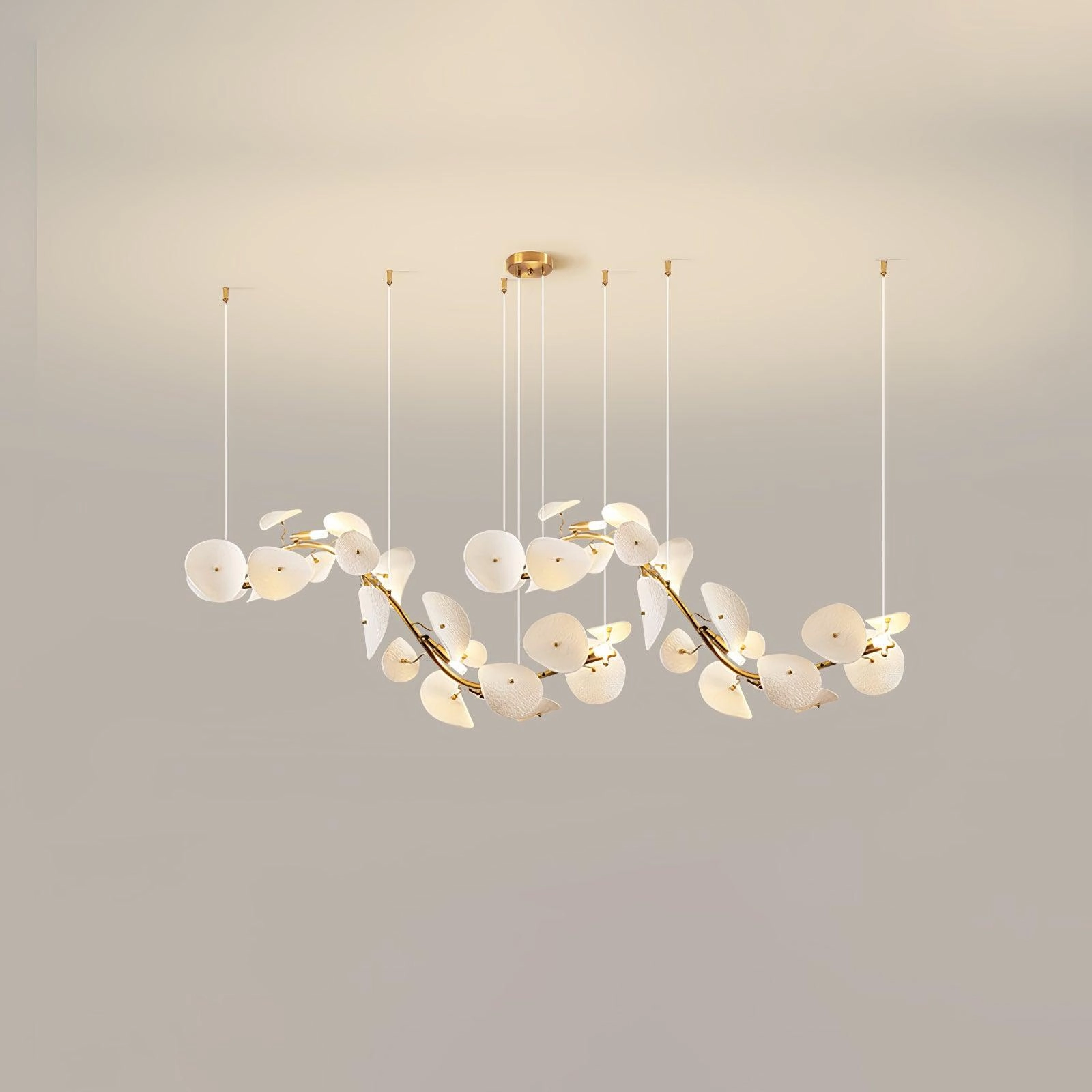 Lotus Petal Chandelier