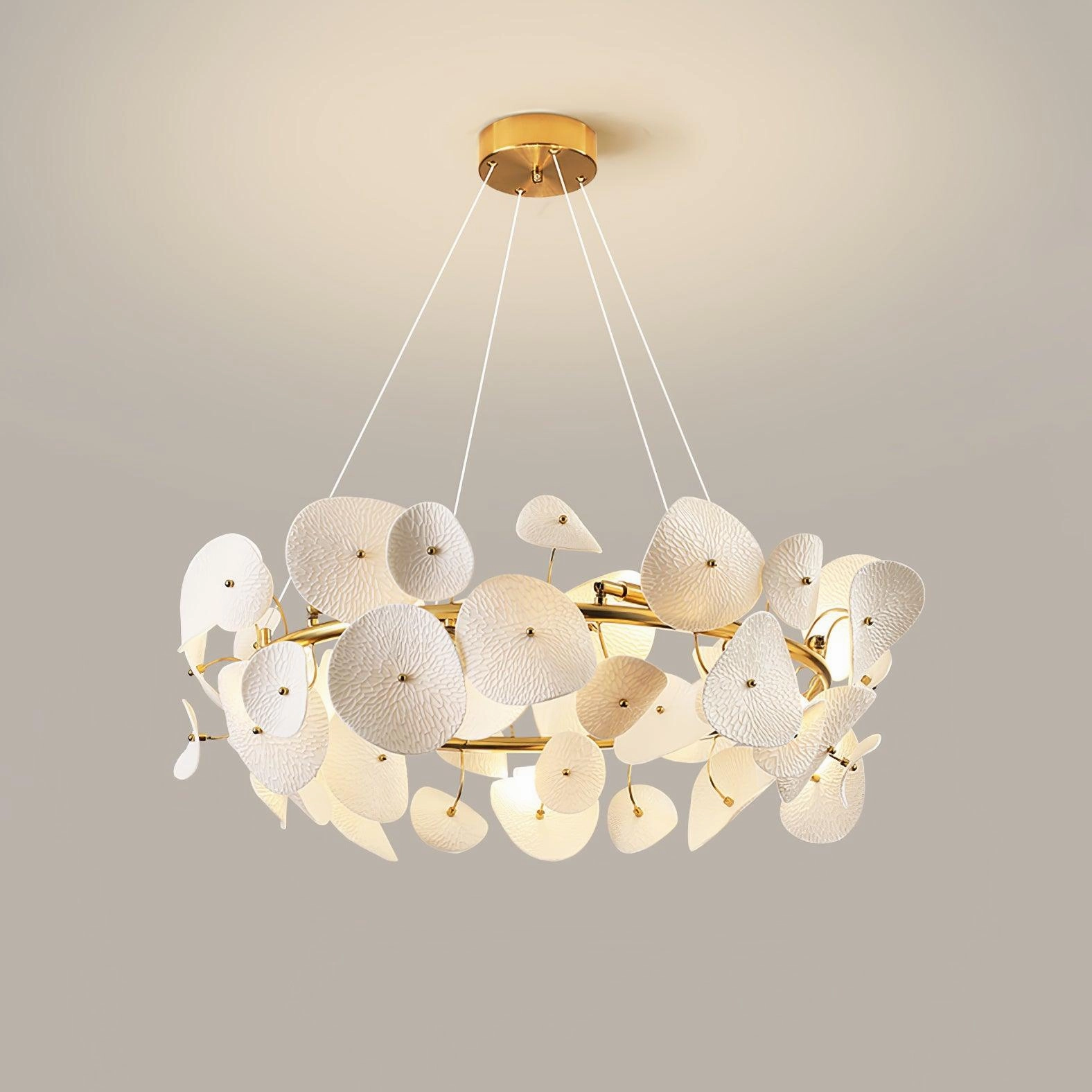 Lotus Petal Chandelier