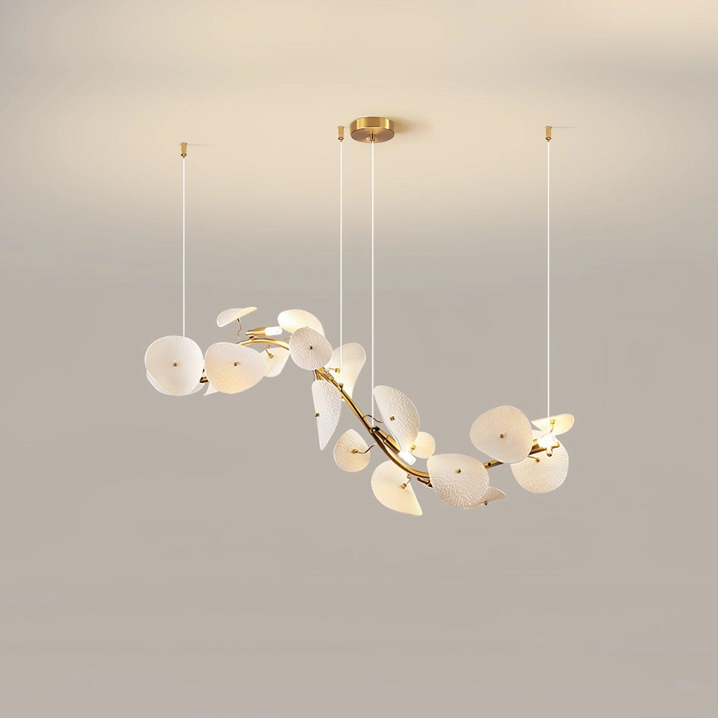 Lotus Petal Chandelier