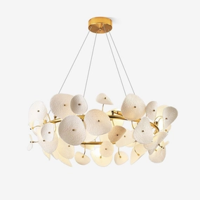Lotus Petal Chandelierrustic chandelier,bedroom chandelier 