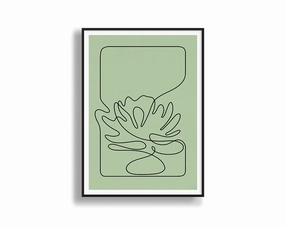 Lotusmodern abstract painting decor