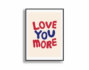 Love You Moremodern abstract painting decor