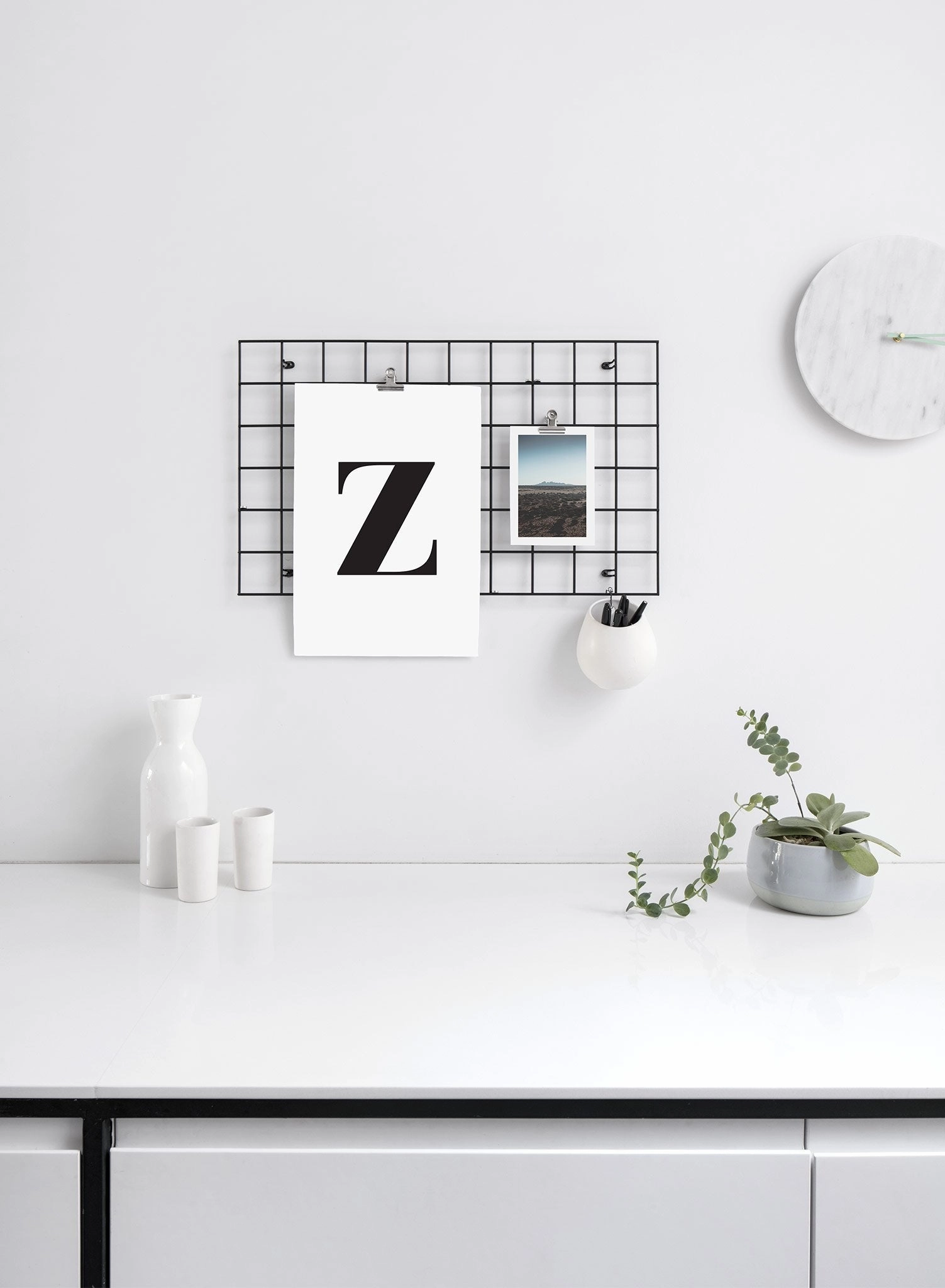 Lowercase Letter Z, Poster