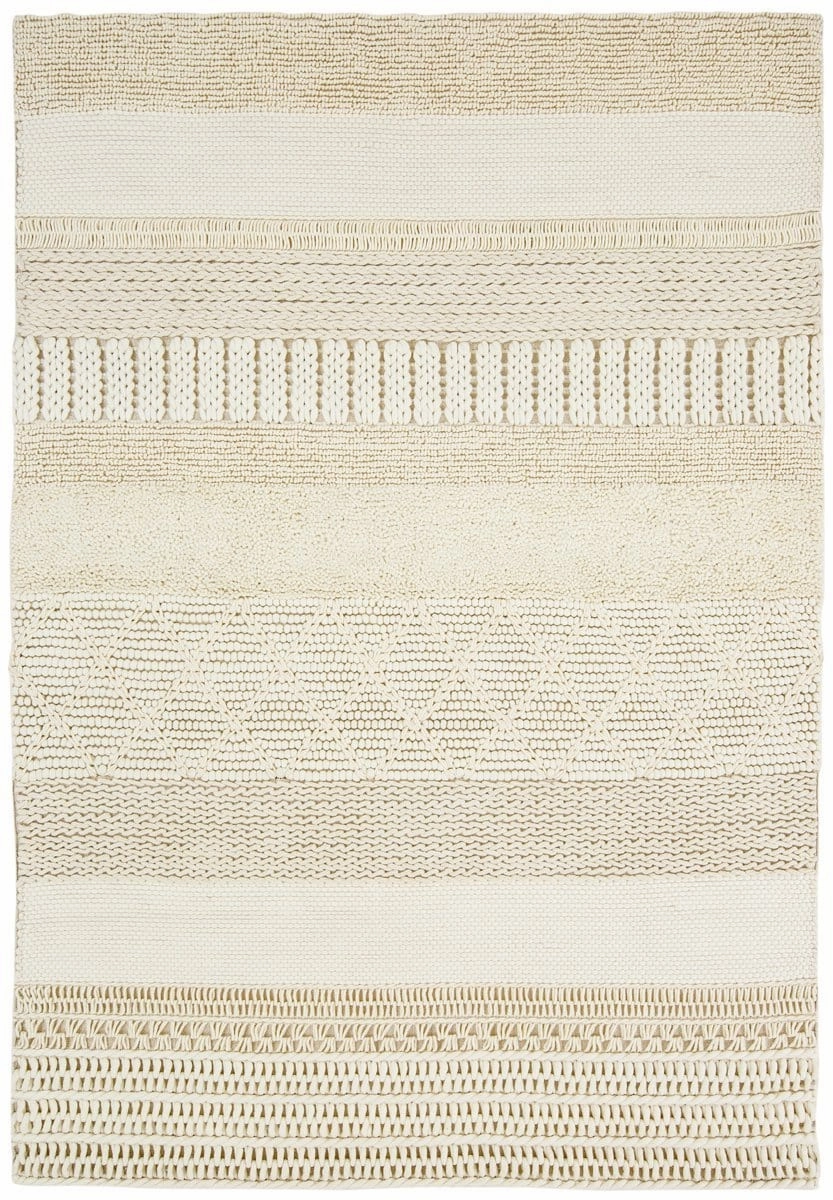 Lucia Ivory Wool Rug *NO RETURNS UNLESS FAULTYmodern color block patchwork rug