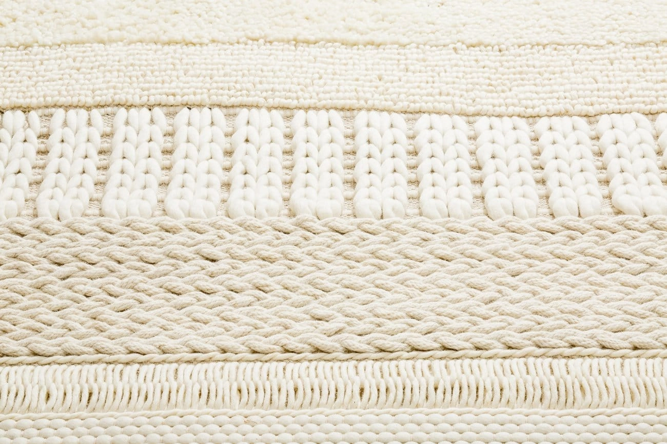 Lucia Ivory Wool Rug *NO RETURNS UNLESS FAULTY