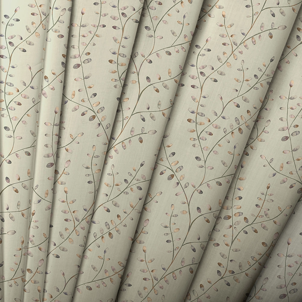 Lucia Printed Cotton Made to Measure Roman Blinds Coral/Cloud