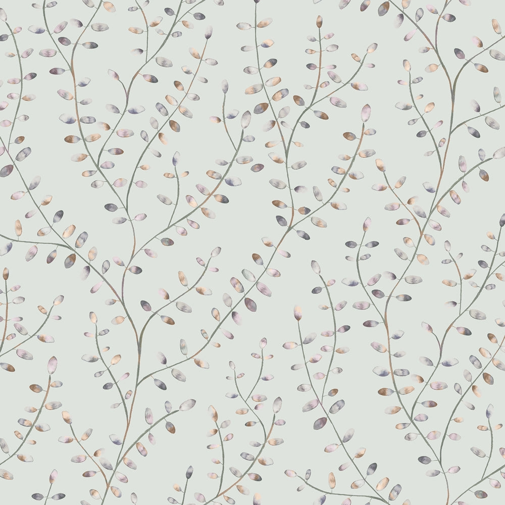 Lucia Printed Cotton Made to Measure Roman Blinds Coral/Cloud