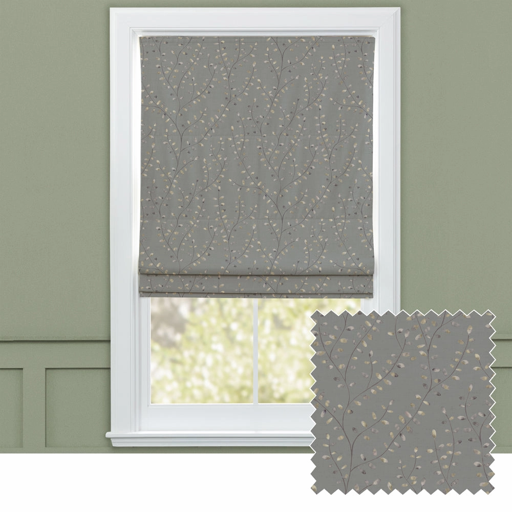 Lucia Printed Cotton Made to Measure Roman Blinds Lakebedding sets ,throw blankets 