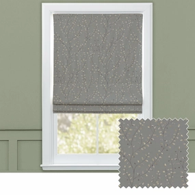 Lucia Printed Cotton Made to Measure Roman Blinds Lakebedding sets ,throw blankets 