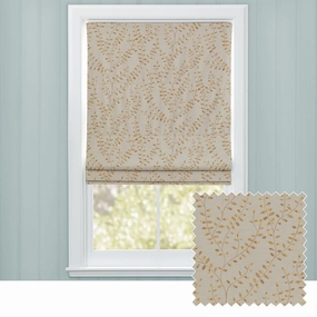 Lucia Printed Cotton Made to Measure Roman Blinds Russetbedding sets ,throw blankets 