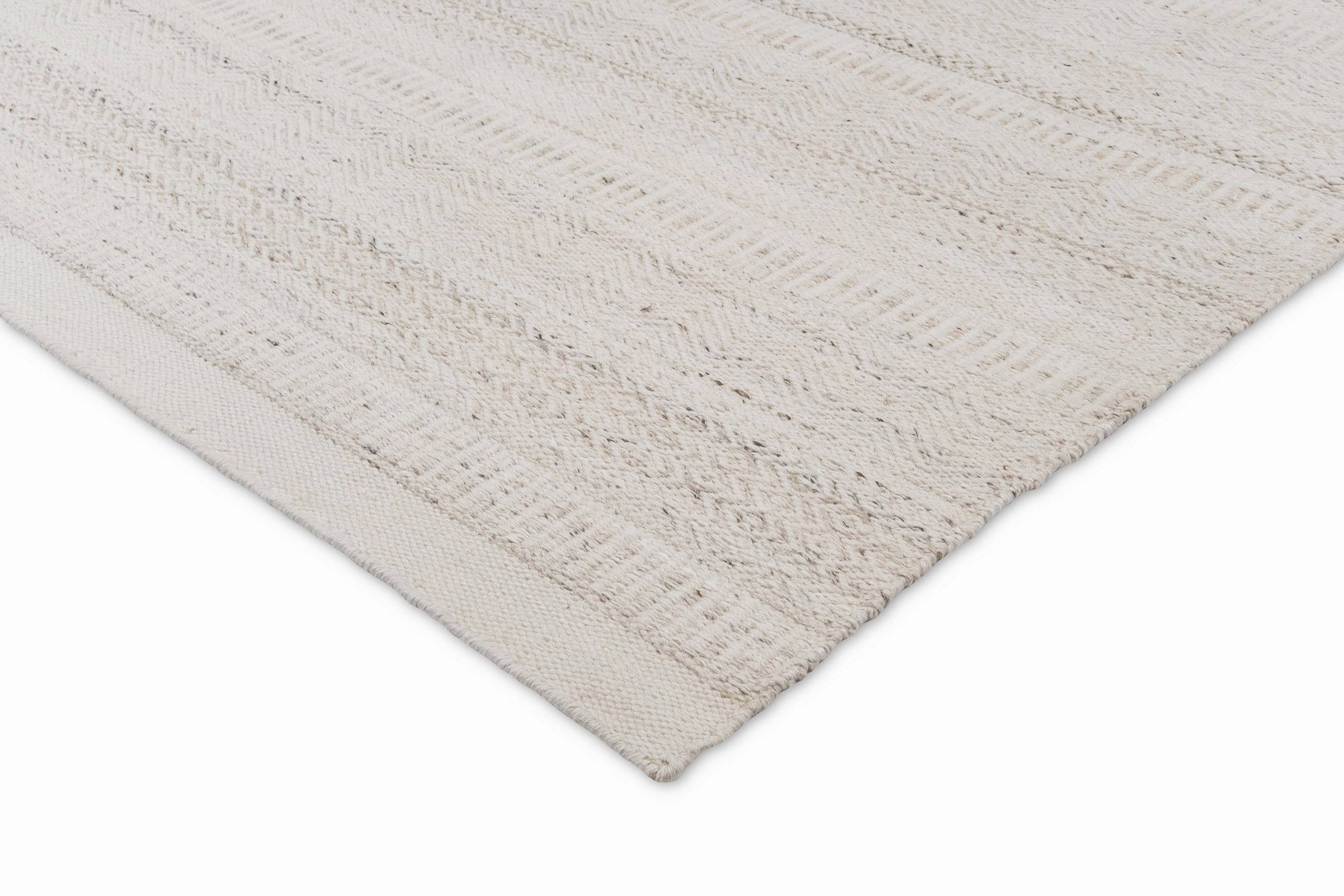 Lucinda Cream and Beige Indoor Outdoor PET Rug *NO RETURNS UNLESS FAULTY