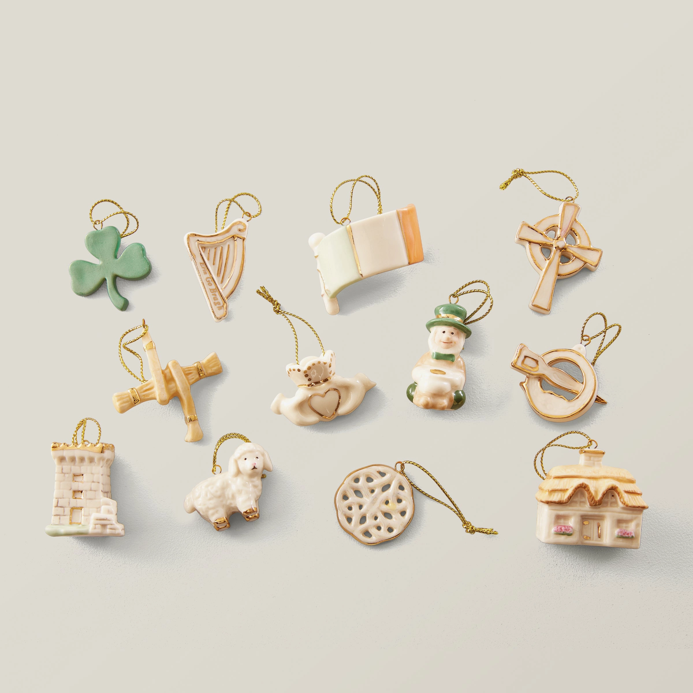 Luck of the Irish 12-Piece Ornament Sethome decorative items