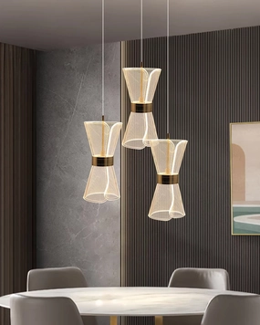 Lumi Twist Hourglass Pendant Lightmodern wall lamp,smart wall lamp