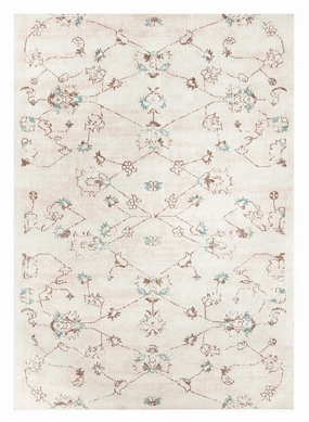 Luna Blue and Pink Floral Rug *NO RETURNS UNLESS FAULTYmodern color block patchwork rug