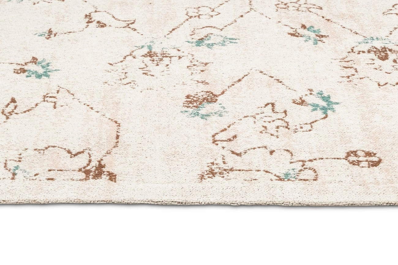 Luna Blue and Pink Floral Rug *NO RETURNS UNLESS FAULTY