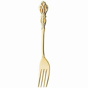 Lune Dessert Fork Goldboho style dinner plates for special occasions 