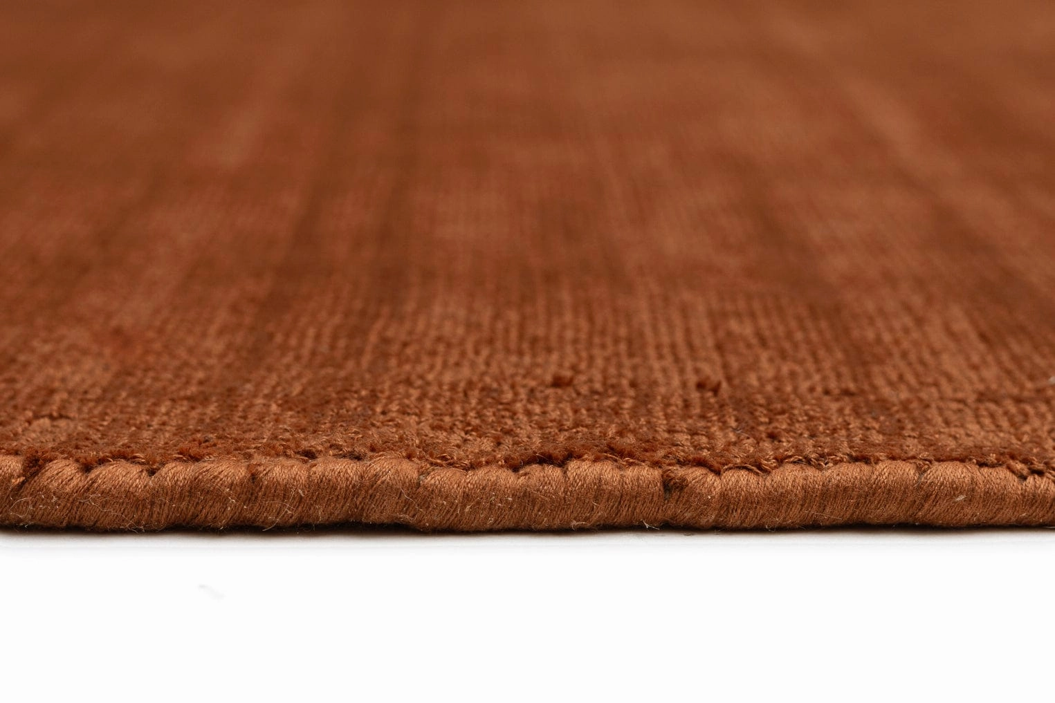 Lupe Terracotta Handwoven PET Round Rug