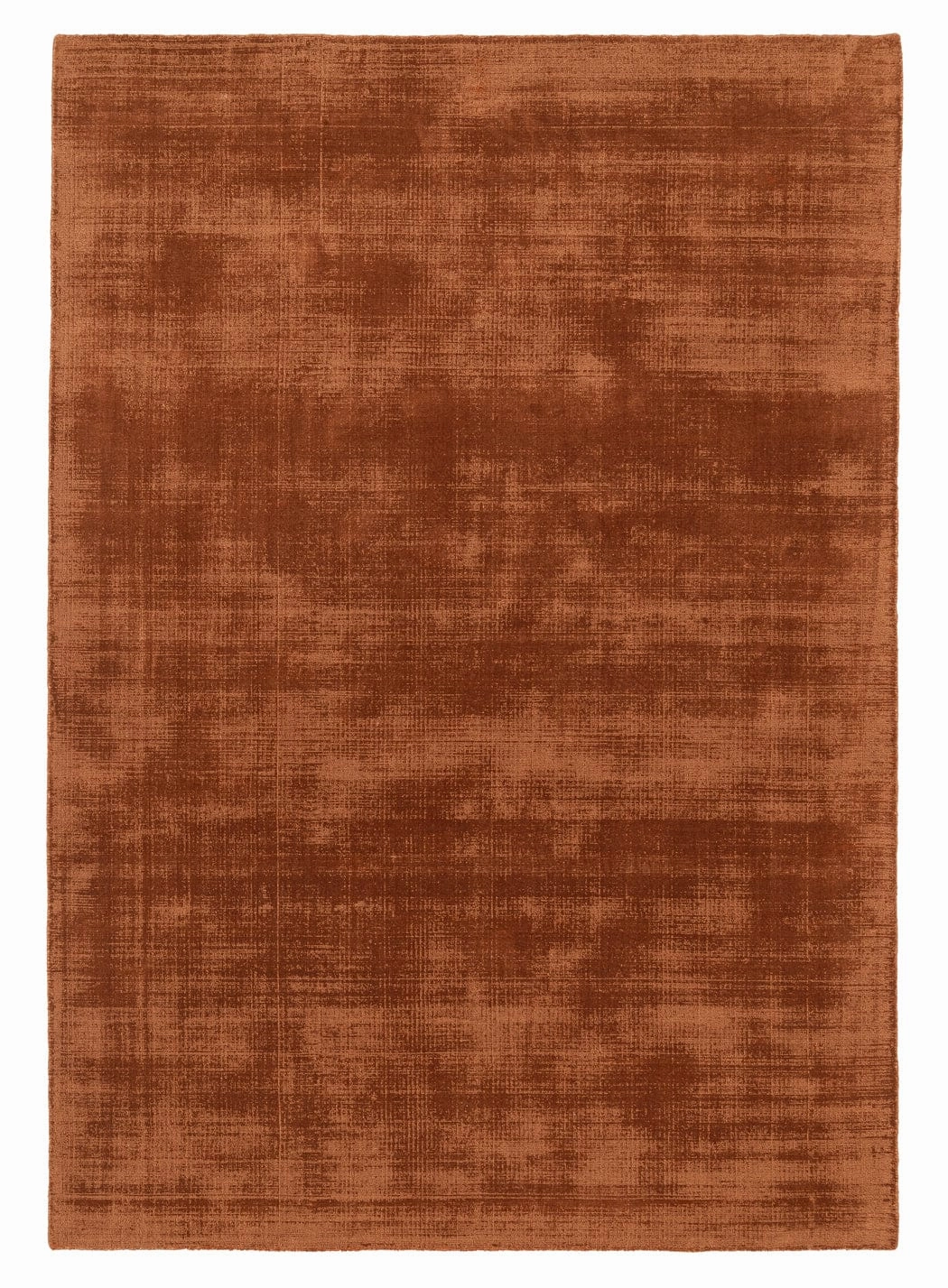 Lupe Terracotta Handwoven PET Rugmodern color block patchwork rug