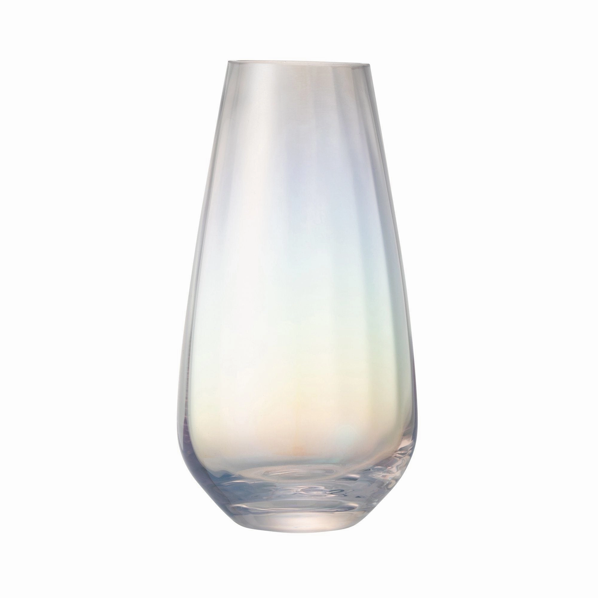 Luster Flower Vase Small Clear