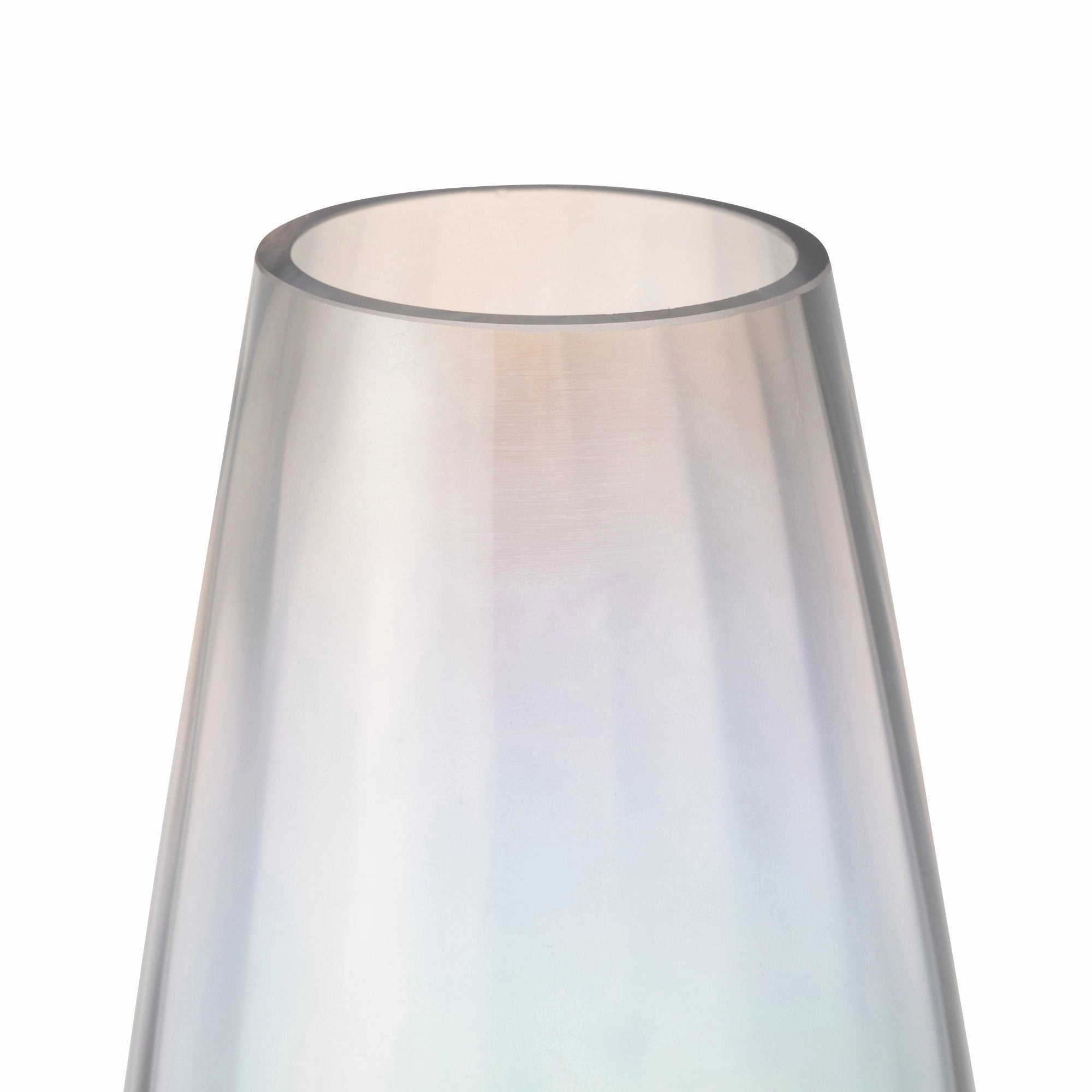 Luster Flower Vase Small Clear