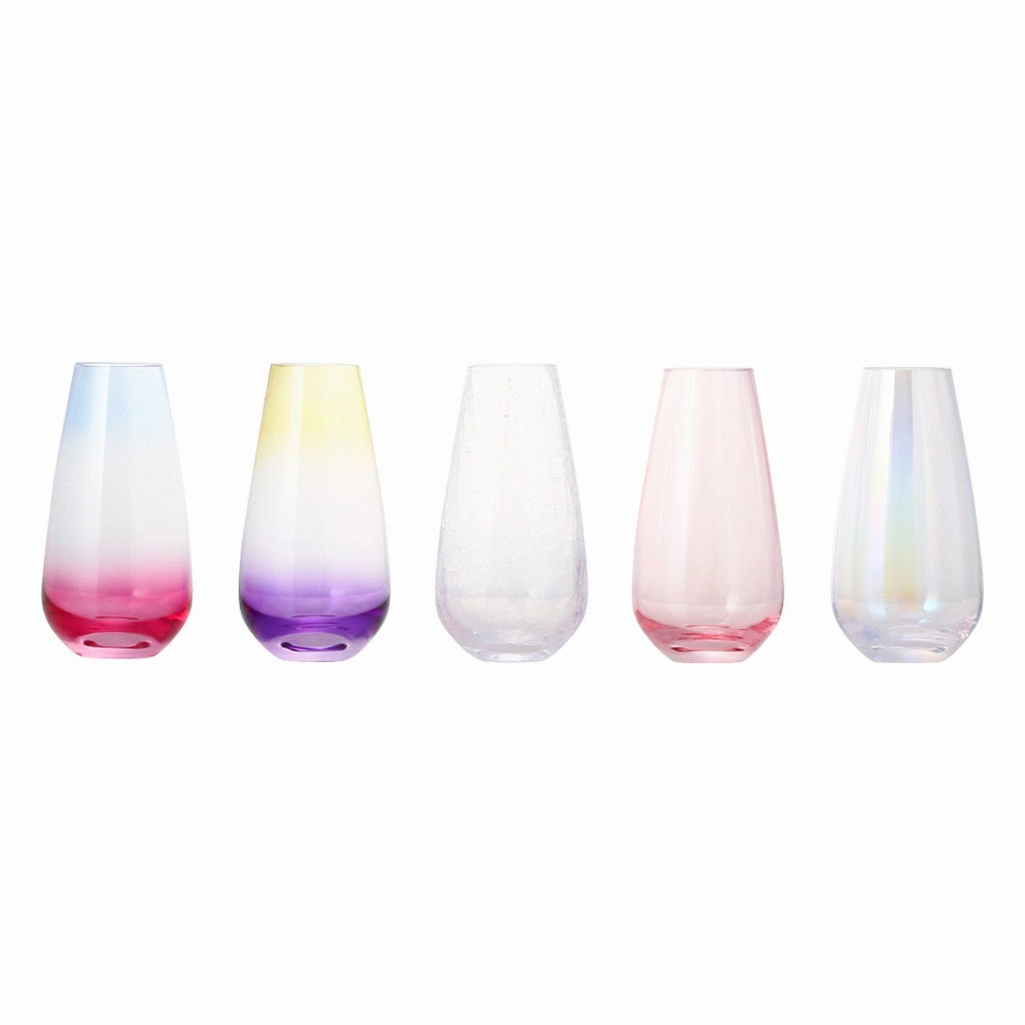 Luster Flower Vase Small Clear