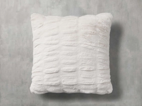 Luxe Faux Fur Pleated Pillow Coverhome decor ,wall decor 