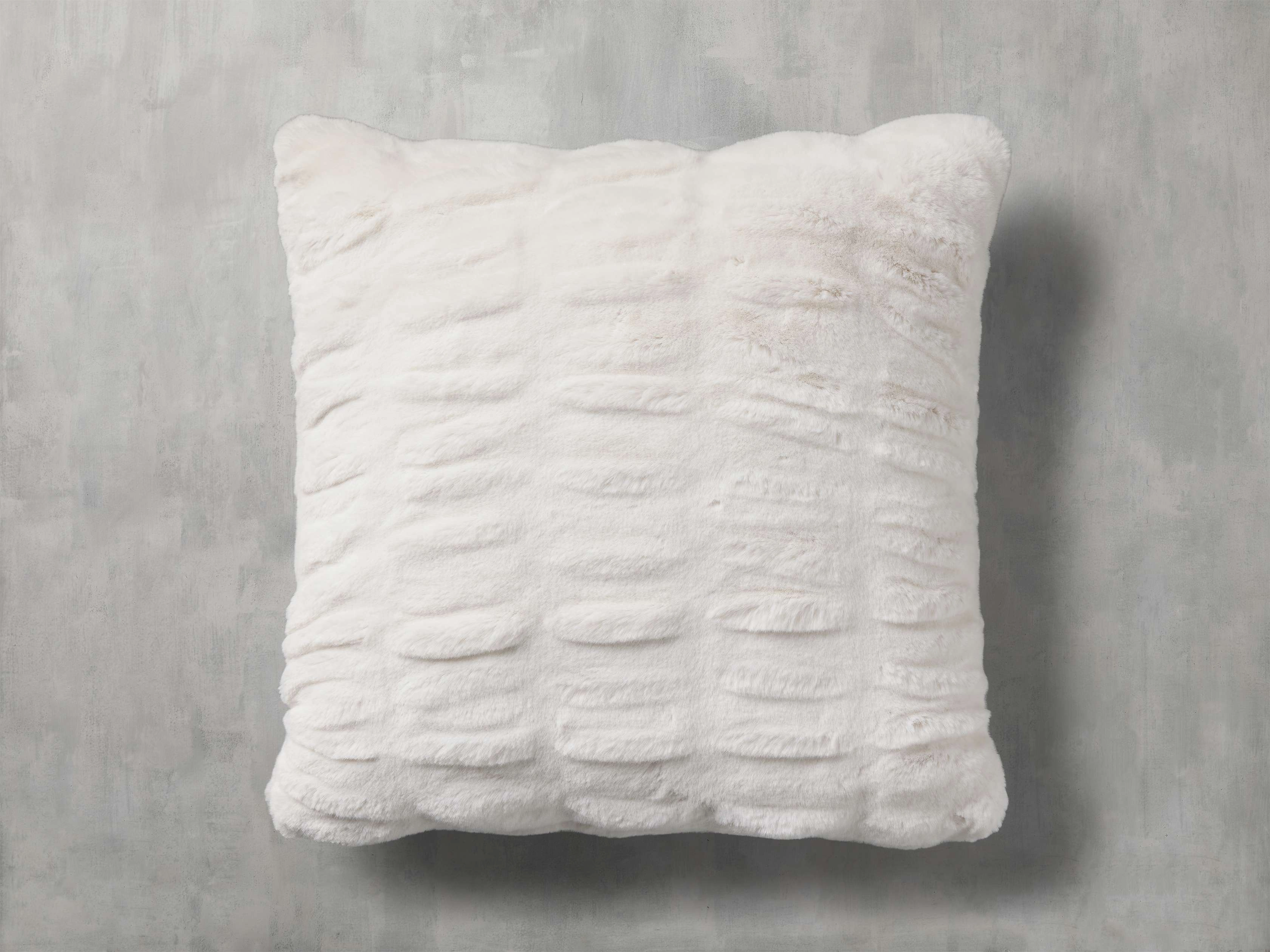 Luxe Faux Fur Pleated Pillow Coverhome decor ,wall decor 