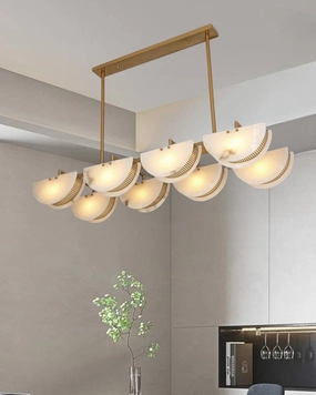 Luxury Marbel Interior Rectangular Chandelier - 8Lmodern wall lamp,smart wall lamp