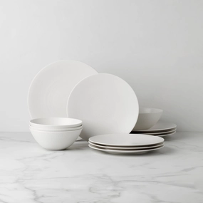 LX Collective White 12-Piece Dinnerware Sethalloween party decor ,outdoor halloween decor 