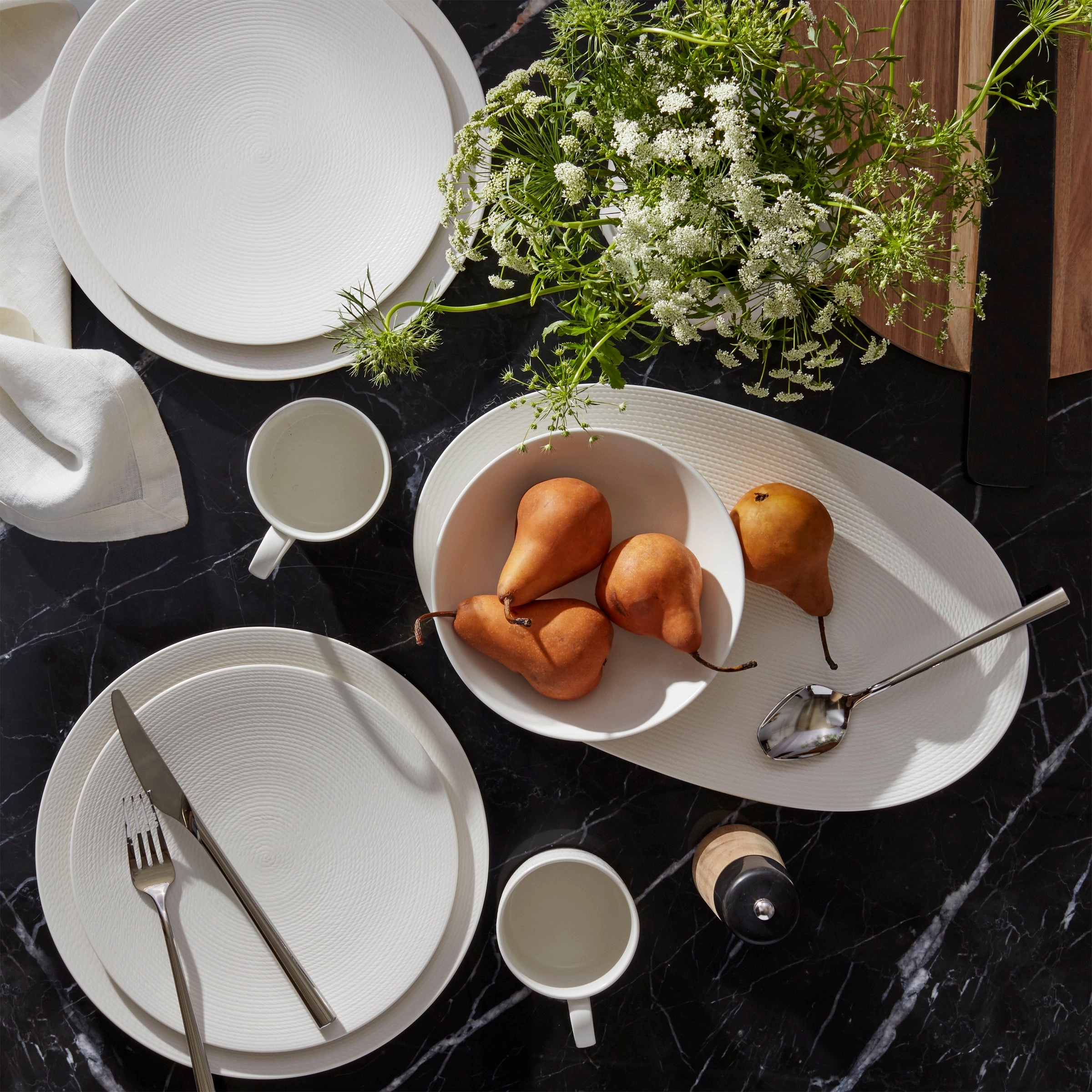 LX Collective White All-Purpose Bowls - Set of 4
