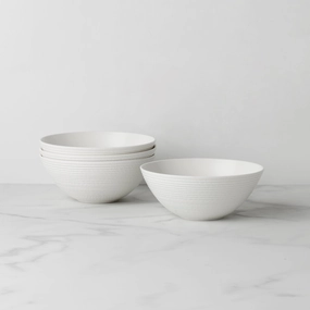 LX Collective White All-Purpose Bowls - Set of 4modern kitchen decor ,kitchen dinner set ,dinnerware 